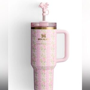 LoveShackFancy X Stanley collab 40 OZ quencher in Blooming Heirloom